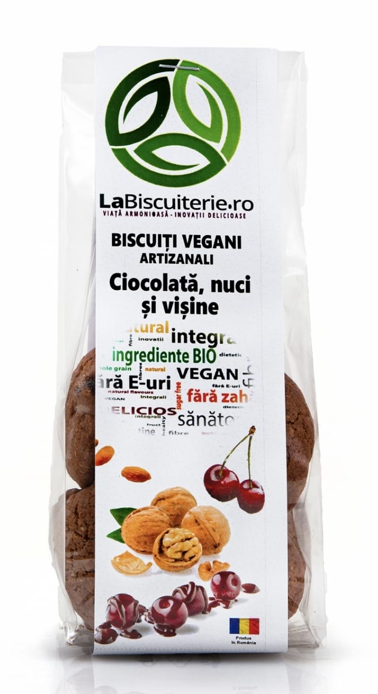 biscuiti ciocolata nuci si visine